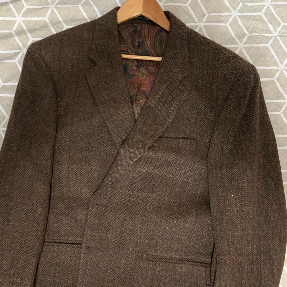 Brown wool Ralph Lauren Jacket